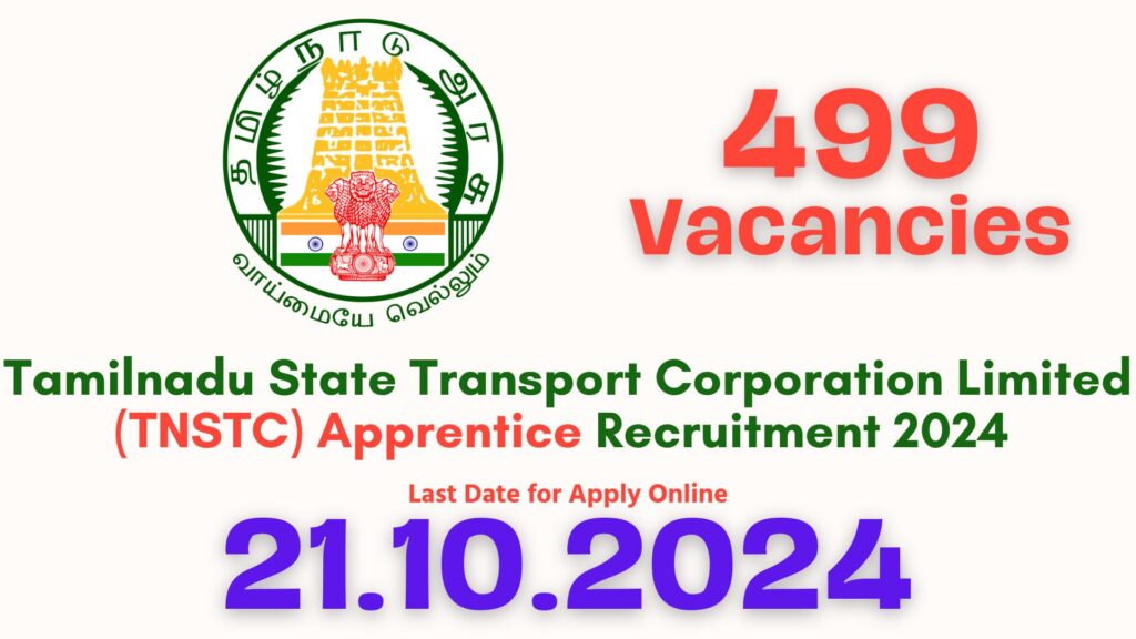 TNSTC Apprentice Recruitment 2024