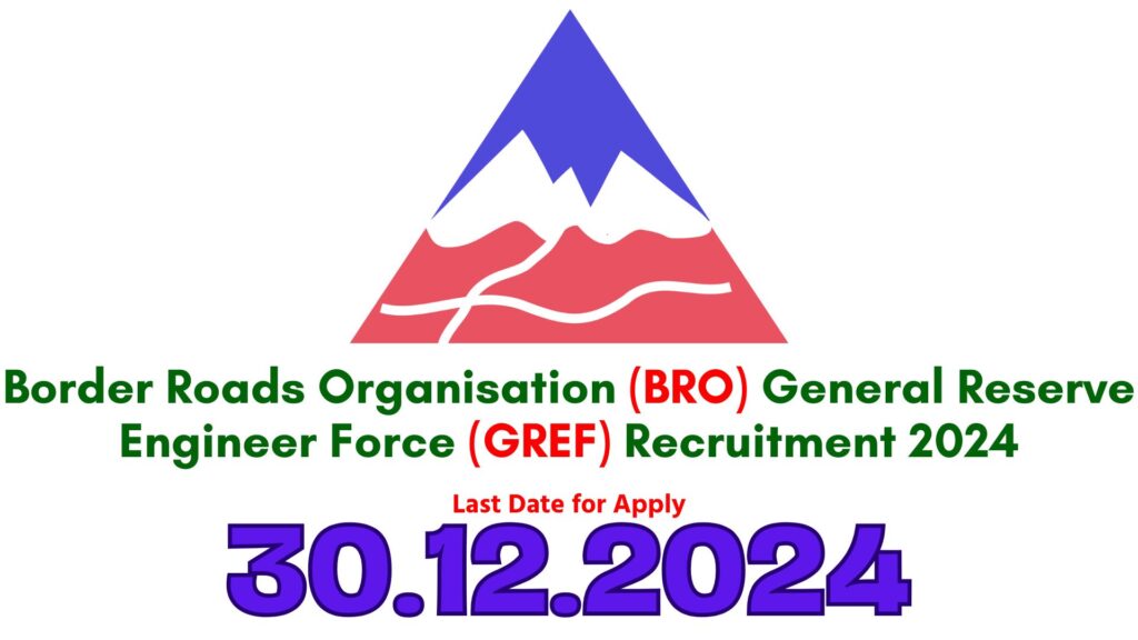 BRO GREF Recruitment 2024