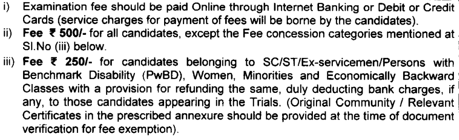 ICF Fees Details
