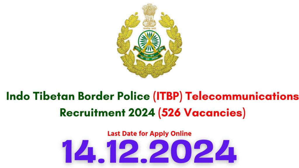 ITBP Telecommunication Recruitment 2024
