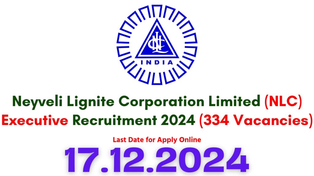 NLC Executive Engineer Recruitment 2024
