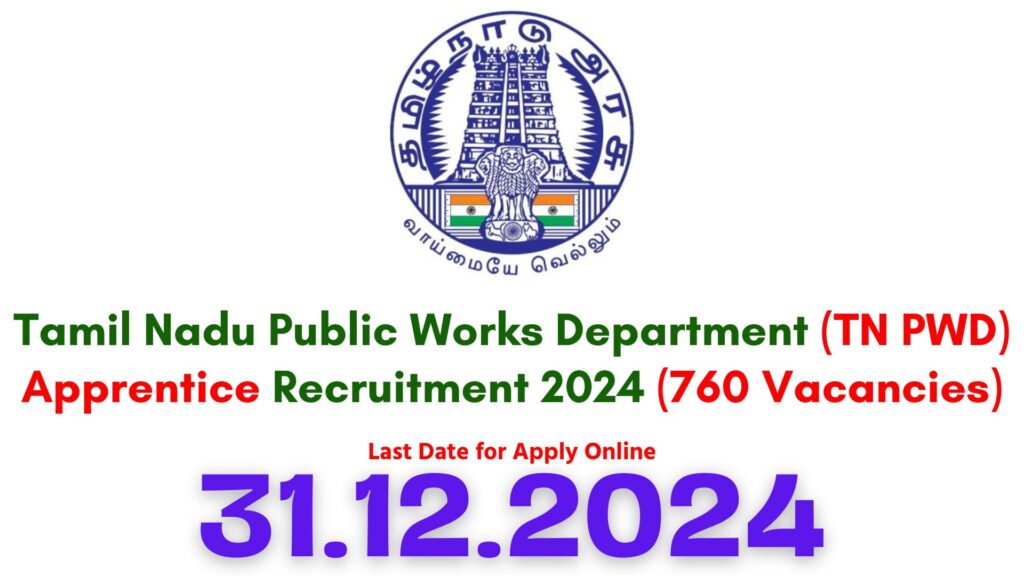 TN PWD Apprentice Recruitment 2024