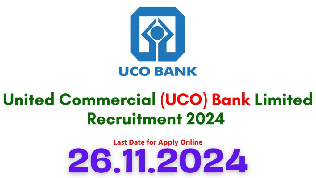 UCO Bank Officer Recruitment 2024
