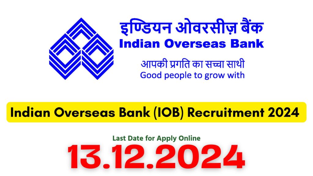 Indian Overseas Bank Sports Quota Recruitment 2024