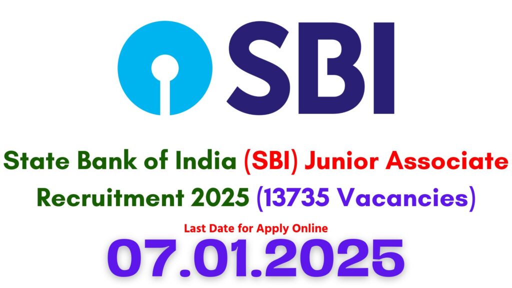 SBI Junior Associate Recruitment 2024