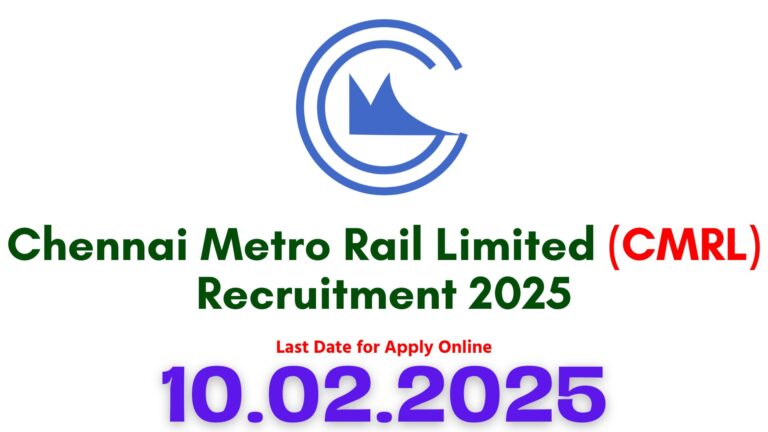 CMRL Assistant Manager Recruitment 2025; 08 Vacancies – Apply Now ...