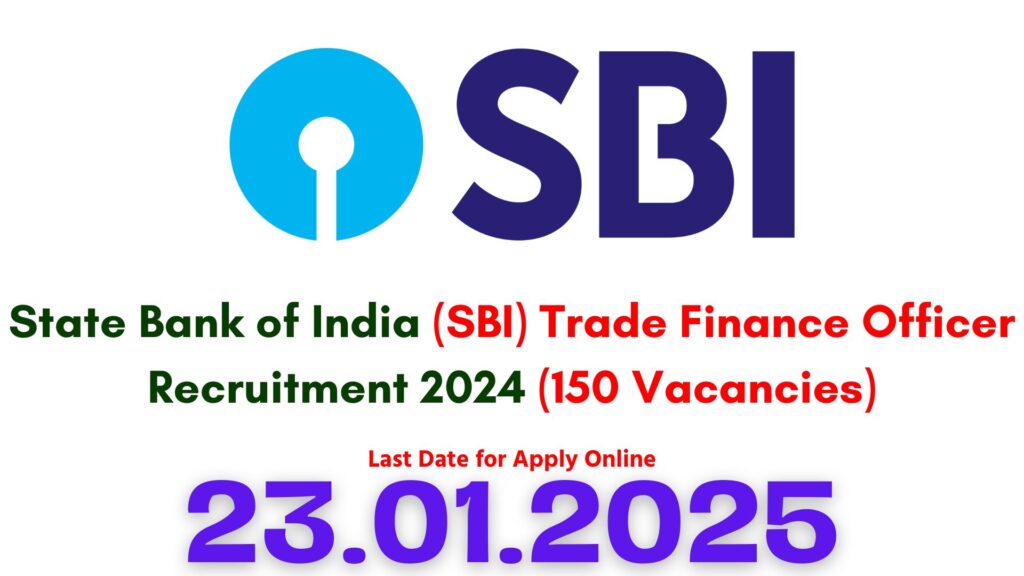 SBI Trade Finance Officer Recruitment 2025