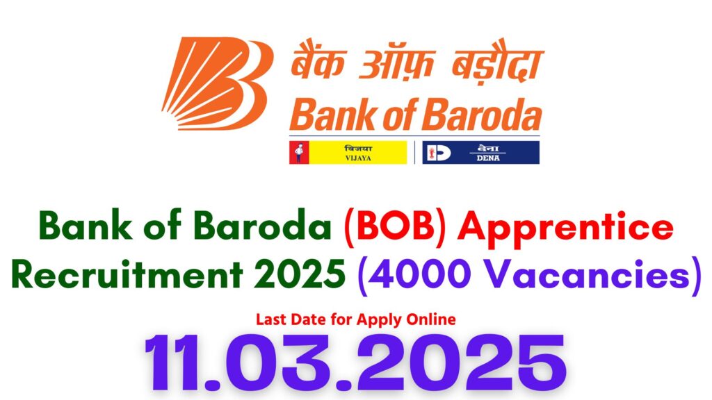 Bank of Baroda Apprentice Recruitment 2025