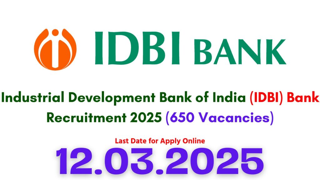 IDBI Bank Recruitment 2025