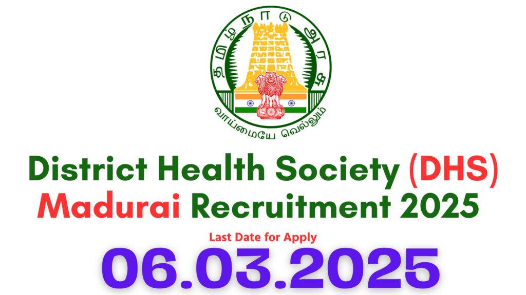 Madurai DHS Recruitment 2025