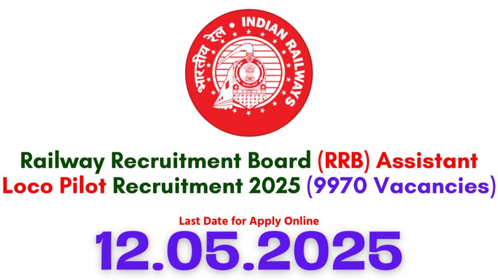 RRB Assistant Loco Pilot Recruitment 2025
