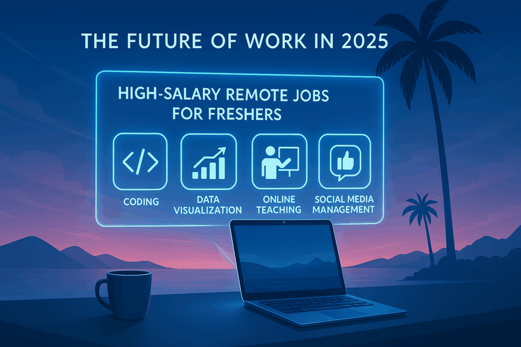 Work From Home Jobs for Freshers with High Salary in 2025