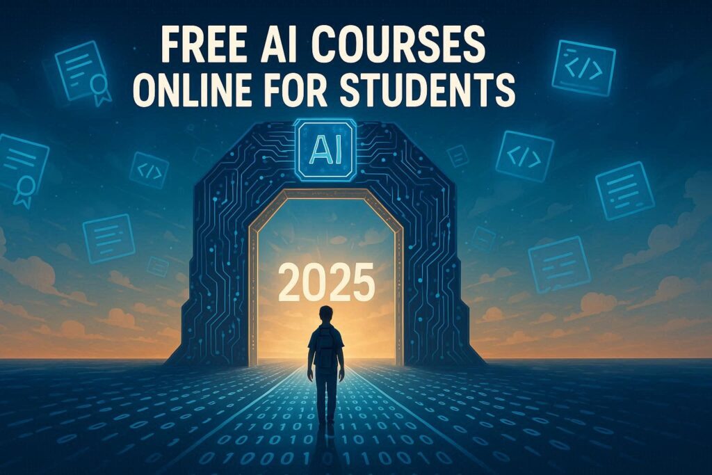 Free Artificial Intelligence (AI) Courses Online for Students 2025