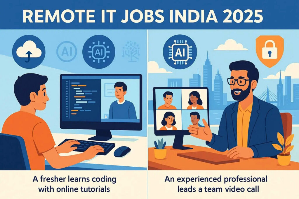 Remote IT Jobs in India for Freshers and Experienced 2025