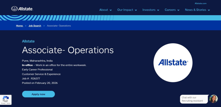 Allstate Recruitment Drive; Hiring Operations Associate – Apply Now ...