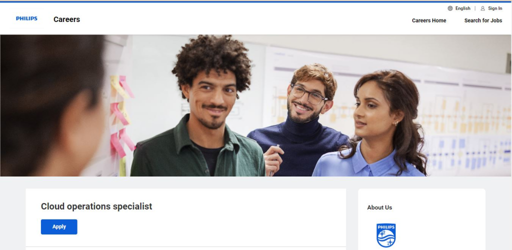 Philips Recruitment Drive; Hiring Cloud operations specialist