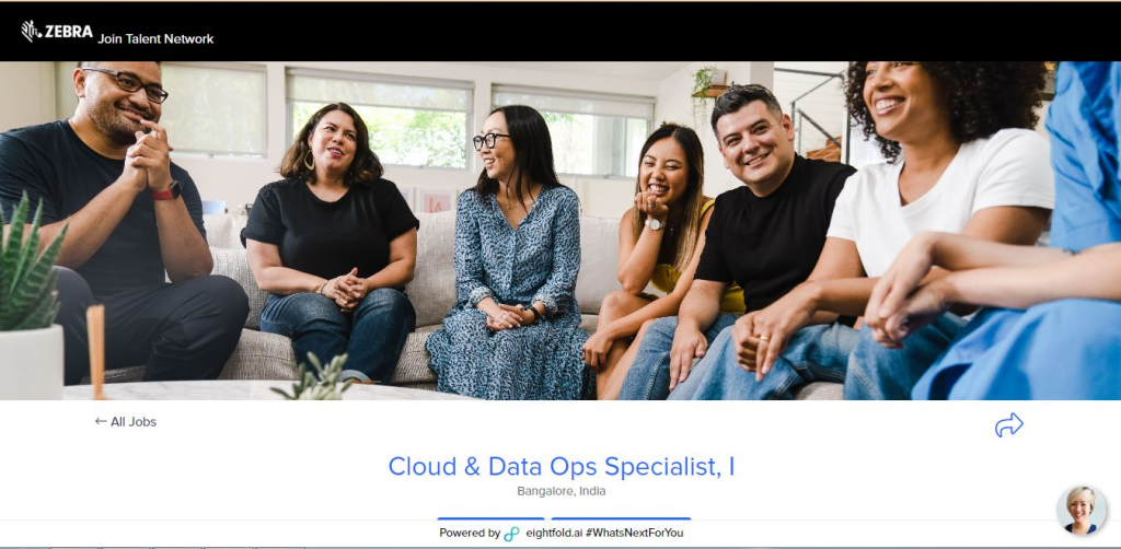 Zebra Technologies Recruitment Drive; Hiring Cloud & Data Ops Specialist