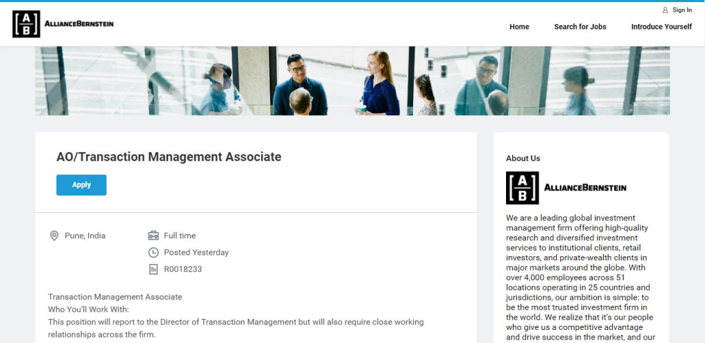 AB CarVal Recruitment Drive; Hiring Associate