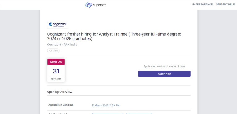 Cognizant Off-Campus Drive; Hiring Analyst Trainee – Apply Now – Govt ...