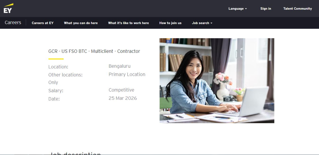 EY Recruitment Drive; Hiring Tax Analyst