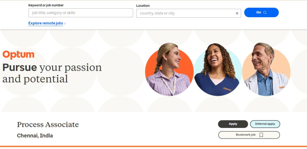 Optum Recruitment Drive; Hiring Process Associate