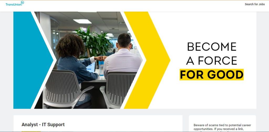 TransUnion Recruitment Drive; Hiring IT Support Analyst