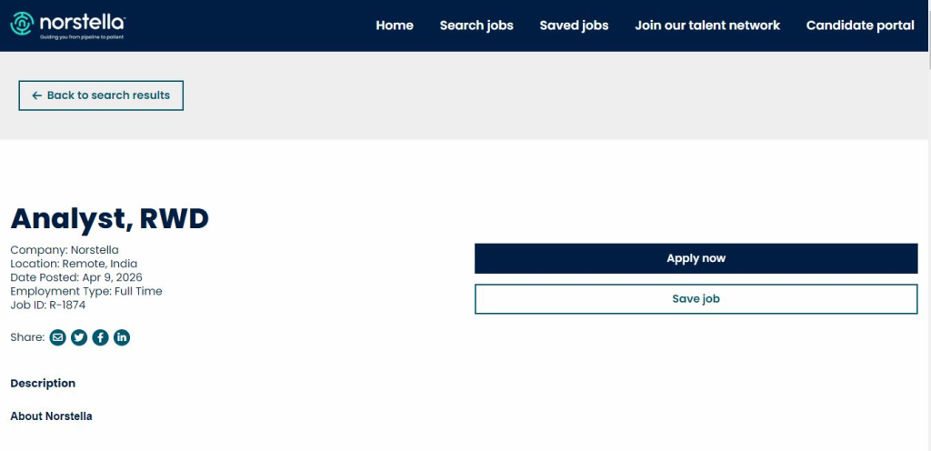 Norstella Work from Home Jobs; Hiring Data Analyst 