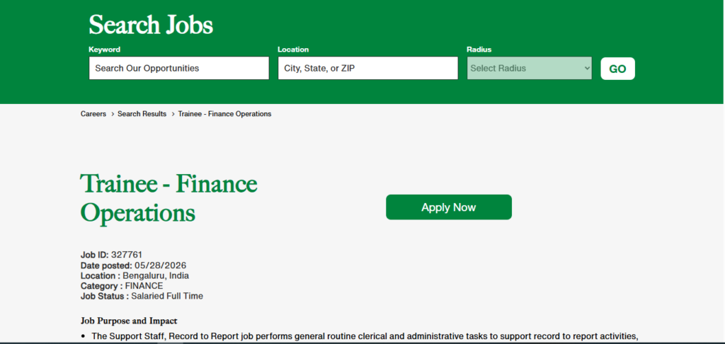 Cargill Recruitment Drive; Hiring Trainee