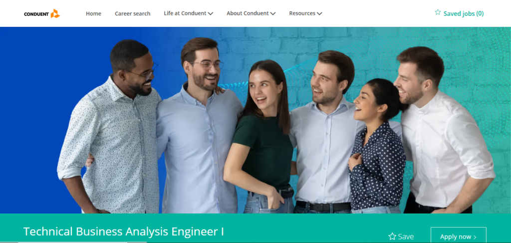 Conduent Recruitment Drive; Hiring Technical Business Analysis Engineer I 