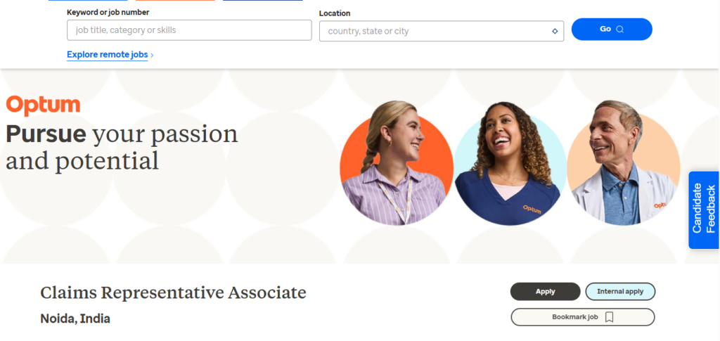Optum Recruitment Drive; Hiring Associate