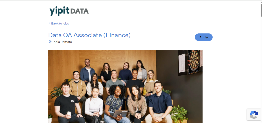 YipitData Work from Home Jobs; Hiring Data QA Associate (Finance)
