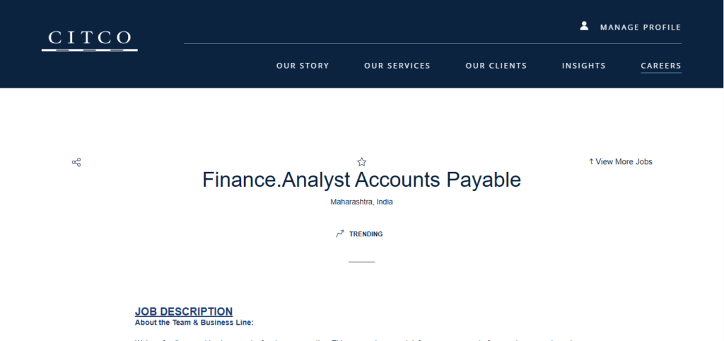 Citco Recruitment Drive; Hiring Finance Analyst