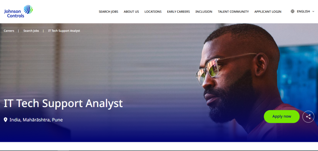 Johnson Controls Recruitment Drive; Hiring IT Tech Support Analyst