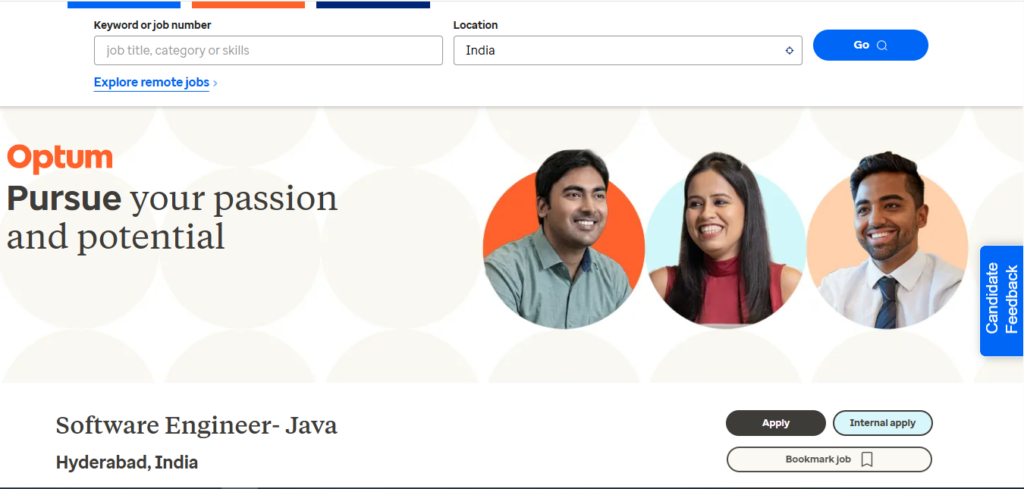 Optum Recruitment Drive; Hiring Software Engineer 