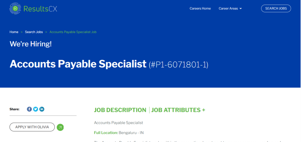 ResultsCX Recruitment Drive; Hiring Accounts Payable Specialist