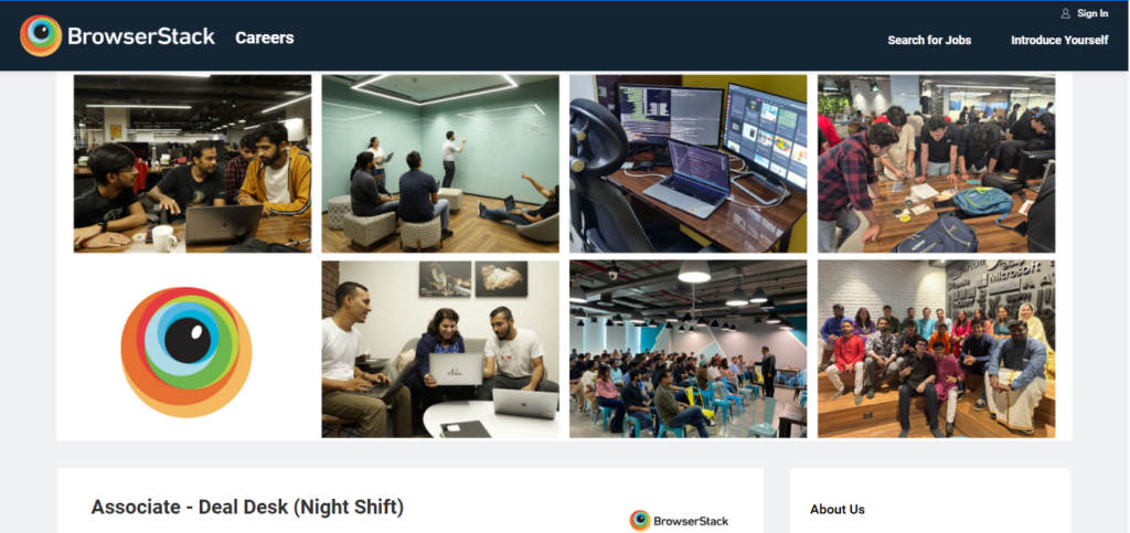 BrowserStack Work from Home Jobs; Hiring Associate