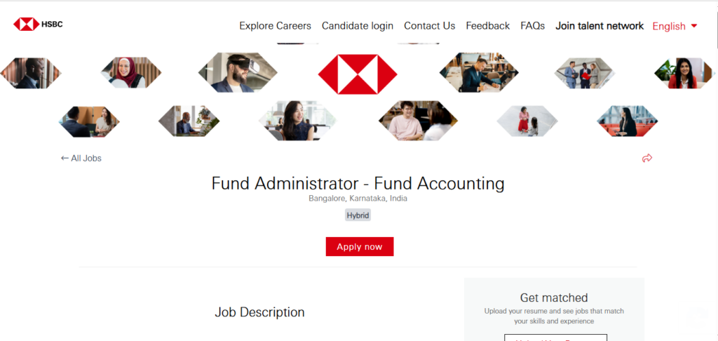 HSBC Recruitment Drive; Hiring Fund Administrator
