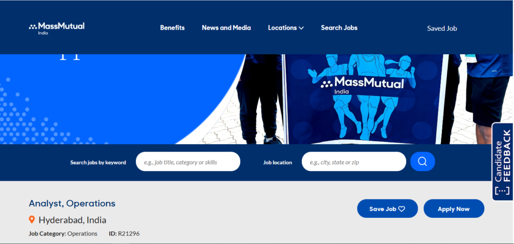 MassMutual Recruitment Drive; Hiring Operations Analyst 