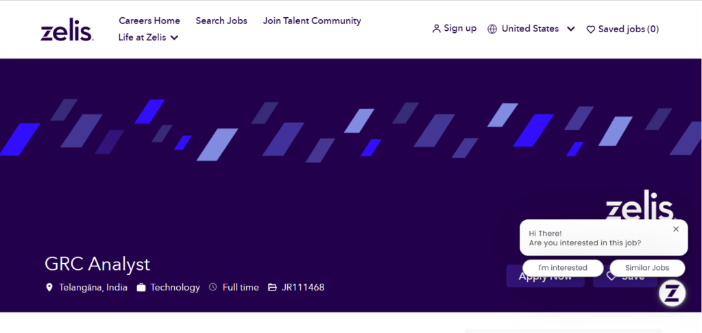 Zelis Recruitment Drive; Hiring GRC Analyst