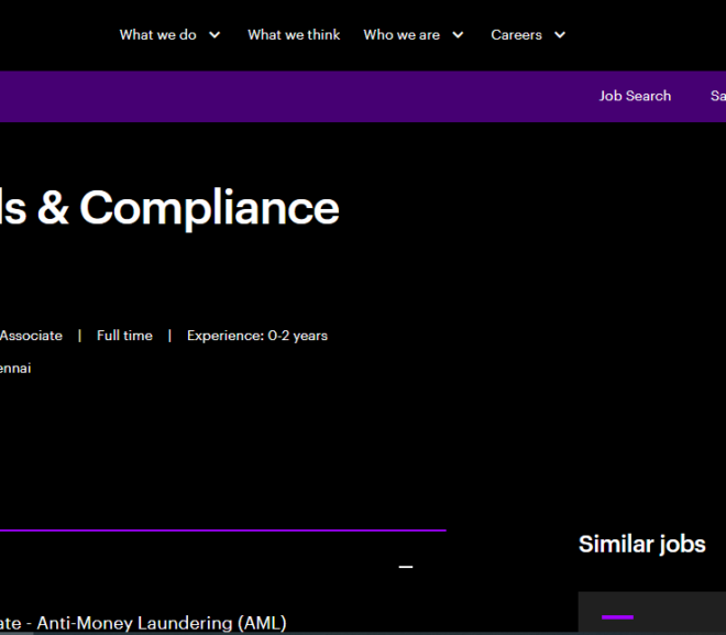 Accenture Hiring Int Controls & Compliance Associate | Chennai 2026
