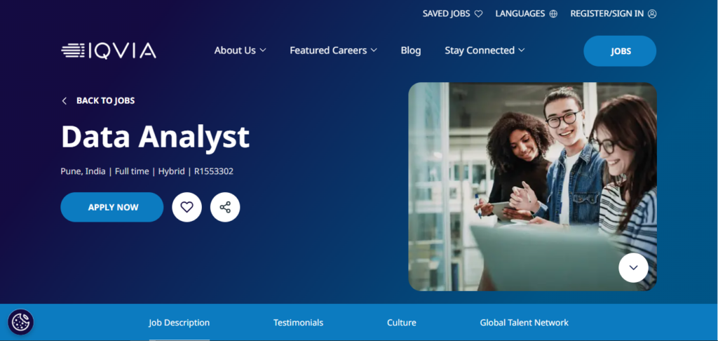 IQVIA Recruitment Drive; Hiring Data Analyst