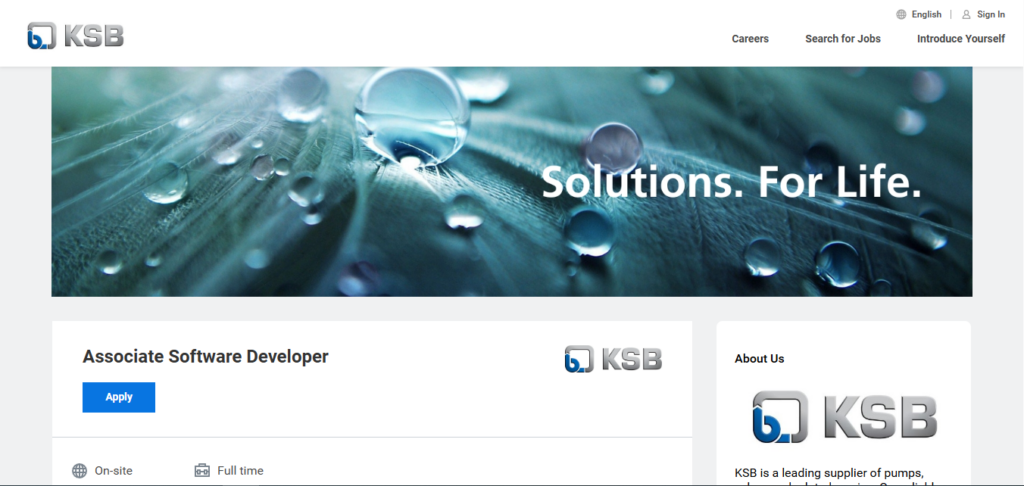 KSB Recruitment Drive; Hiring Associate Software Developer