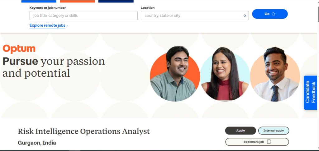 Optum Hiring Risk Intelligence Operations Analyst | Gurgaon 2026