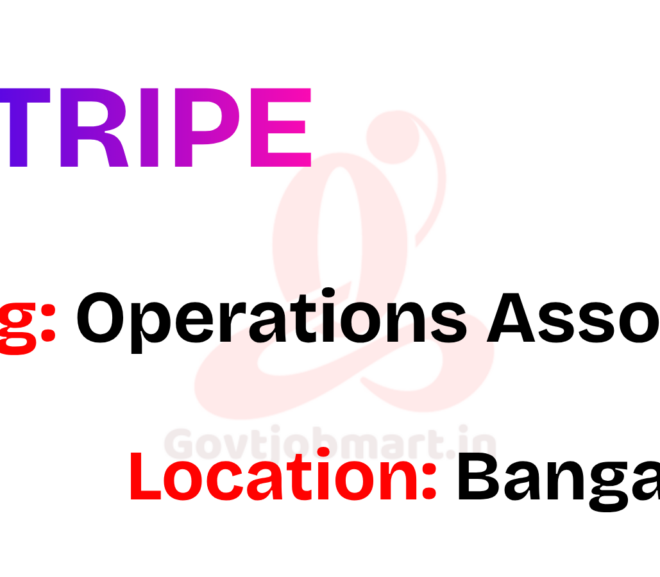 Stripe Hiring Operations Associate, Financial Crimes EDD/PEP | Bangalore 2026