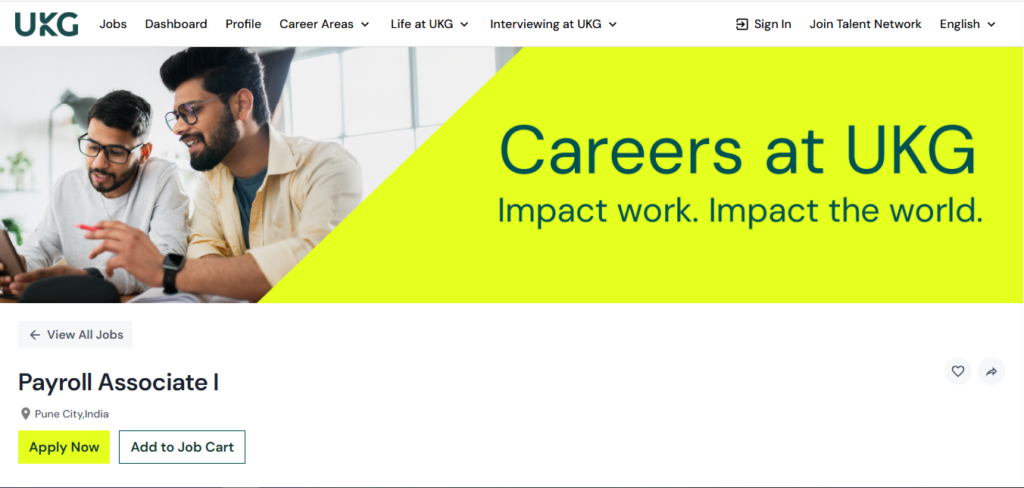 UKG Recruitment Drive; Hiring Payroll Associate I 