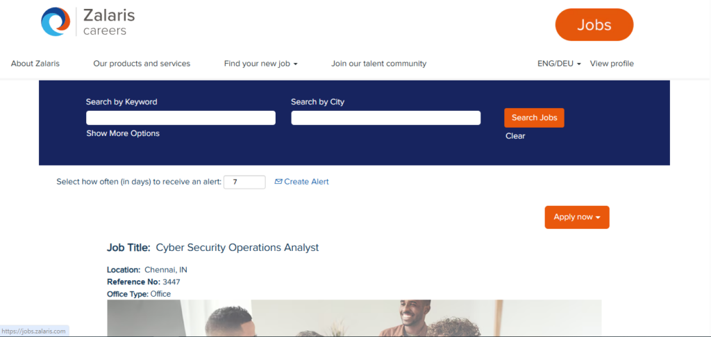 Zalaris Recruitment Drive; Hiring Cyber Security Operations Analyst