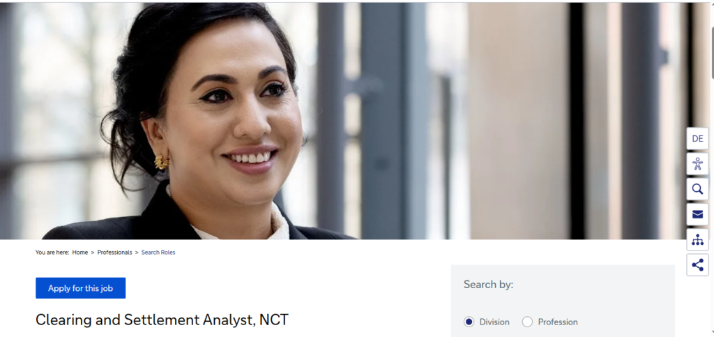 Deutsche Bank Hiring Clearing and Settlement Analyst, NCT | Bangalore 2026