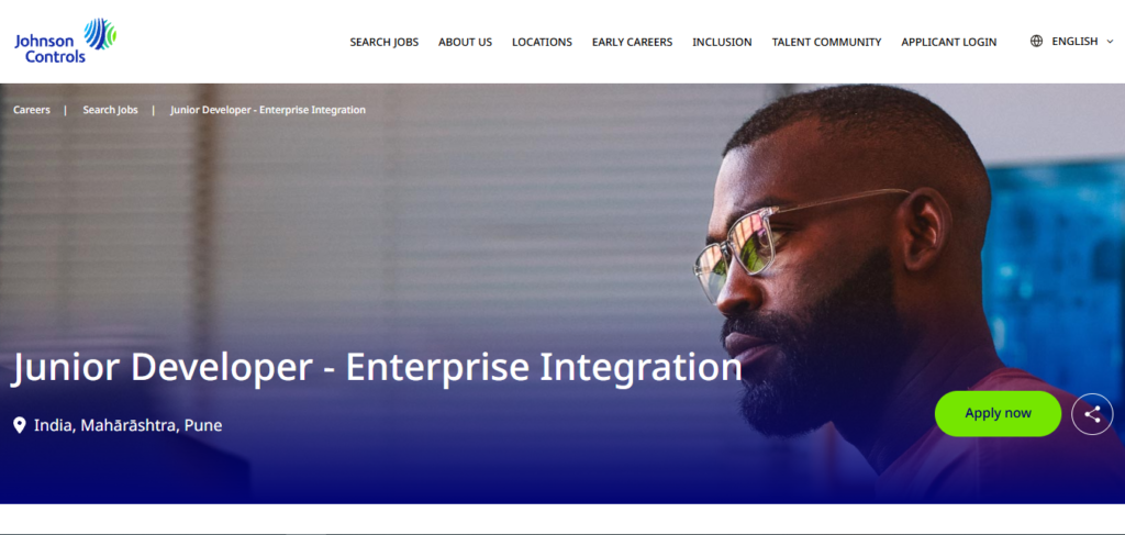Johnson Controls Hiring Junior Developer - Enterprise Integration | Pune 2026