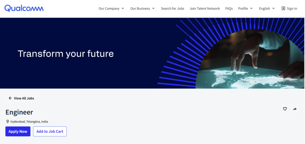 Qualcomm Hiring Software Engineer | Hyderabad 2026