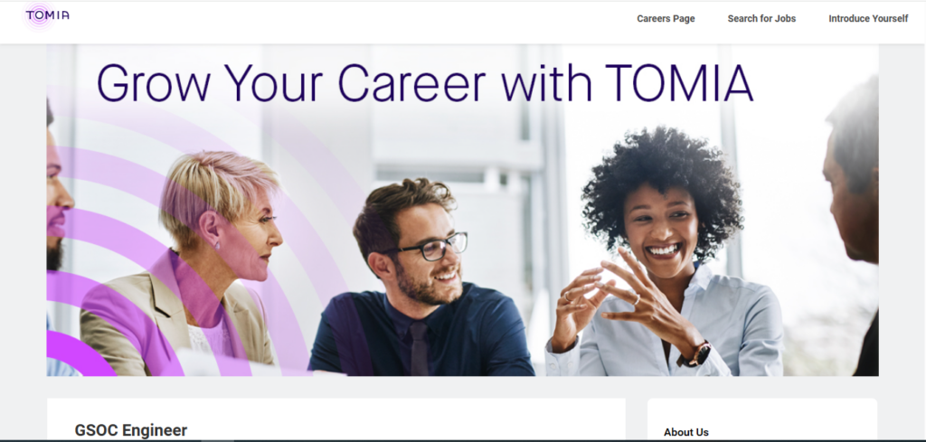 TOMIA Hiring GSOC Engineer | Bangalore (Remote) 2026